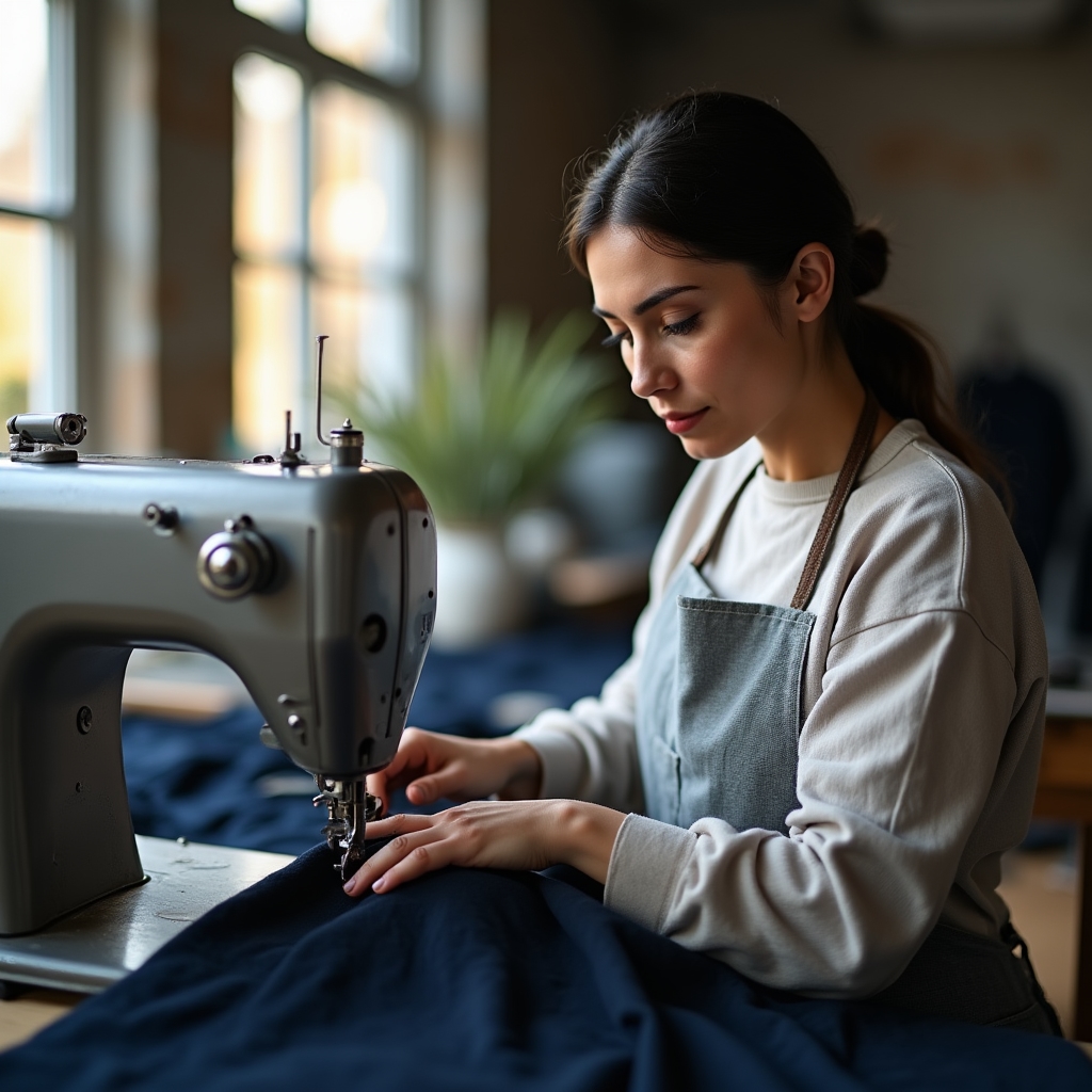 Процесс пошива спецодежды в ателье